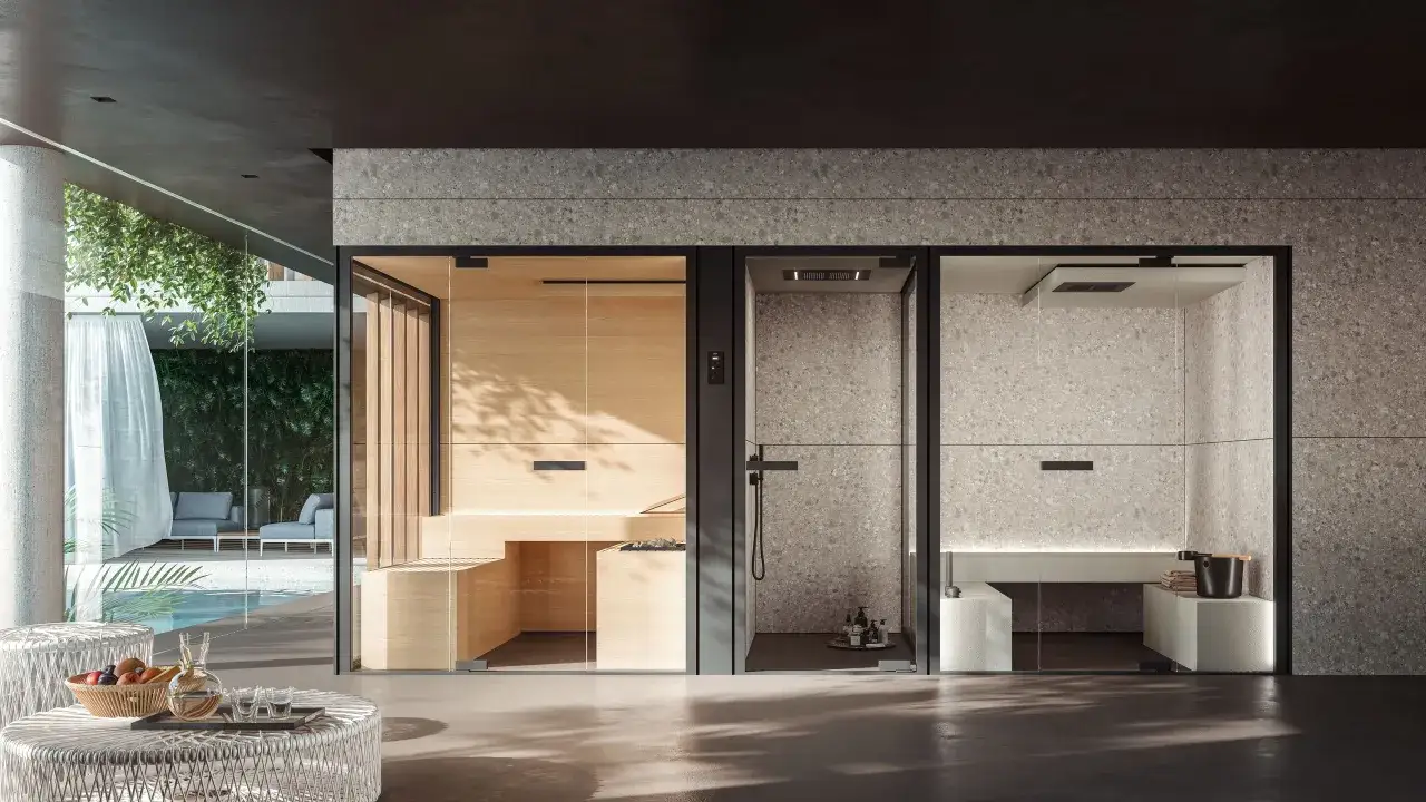 Cabine per sauna e bagno turco, ideali per rilassarsi. Quanto tempo dedicare al benessere?