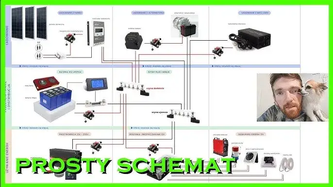 izolacja kampera schemat warstwy elektryka wodna ogrzewanie