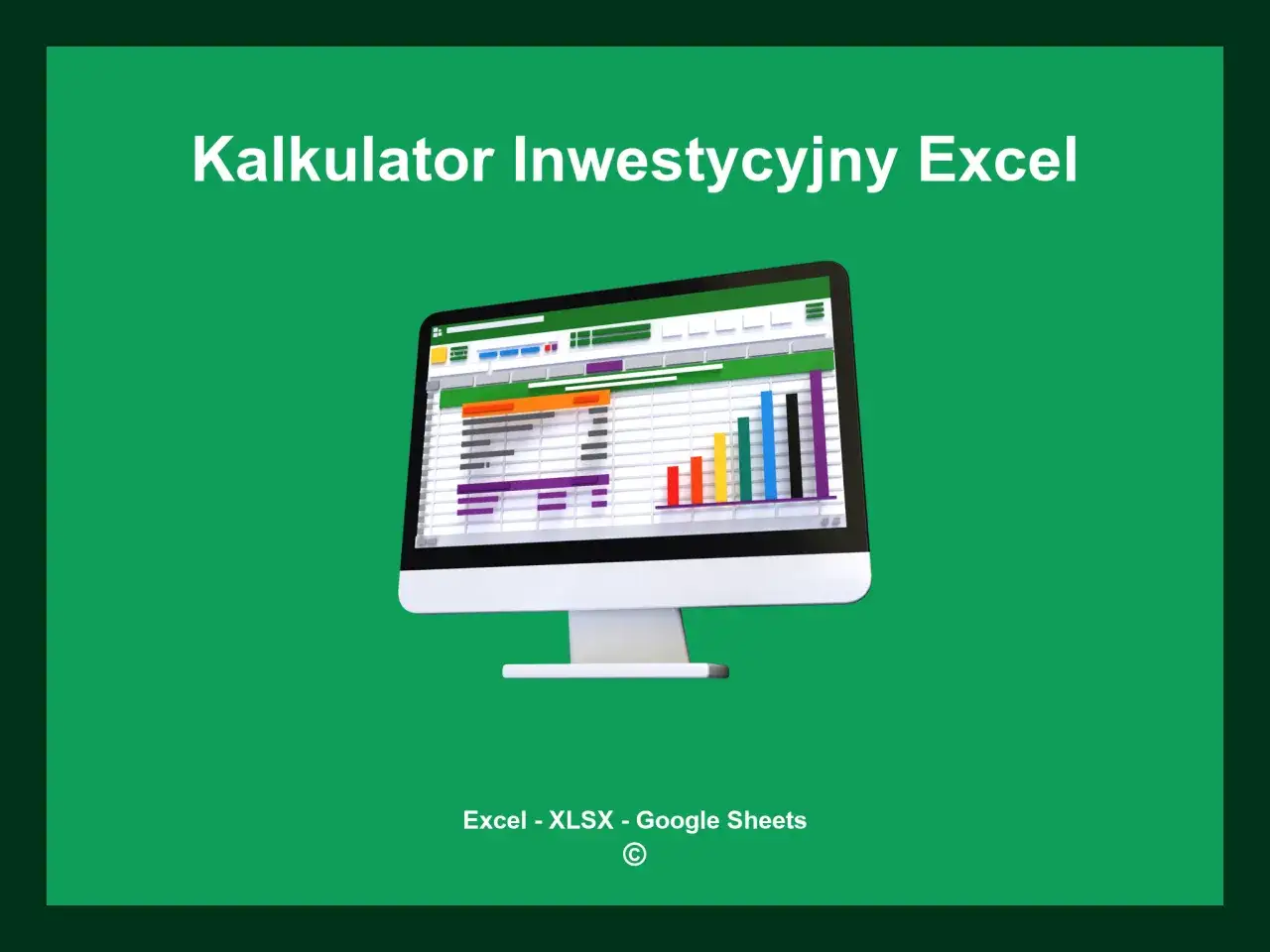 Zrzut ekranu uniwersalnego kalkulatora lokat w Excelu