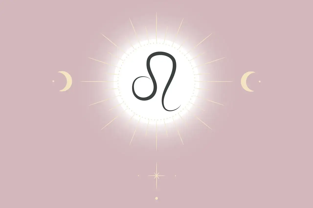 Lejonets symbol omgiven av solstr&aring;lar och halvm&aring;nar. En stj&auml;rna lyser nedanf&ouml;r.