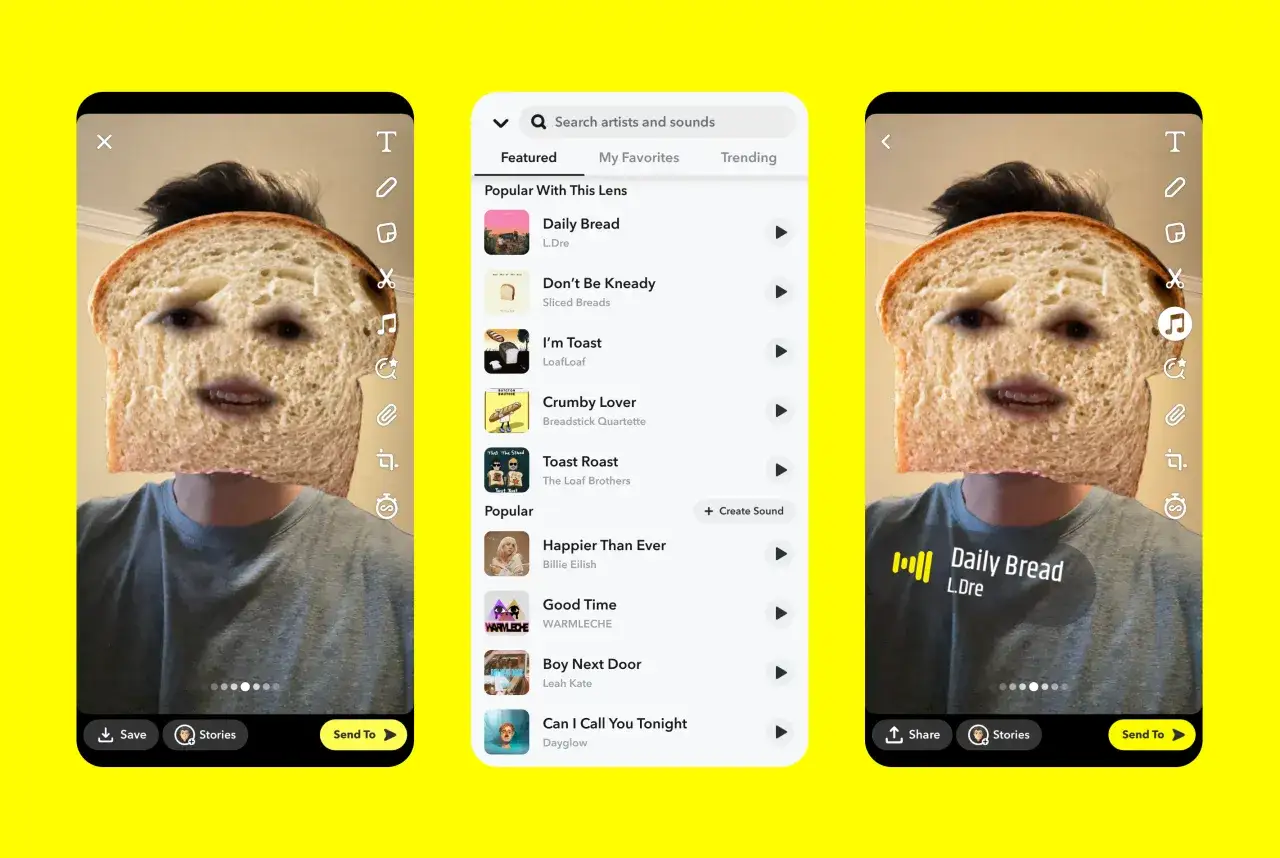 Jak ustawić oryginalny dźwięk Snapchat? Wybierz