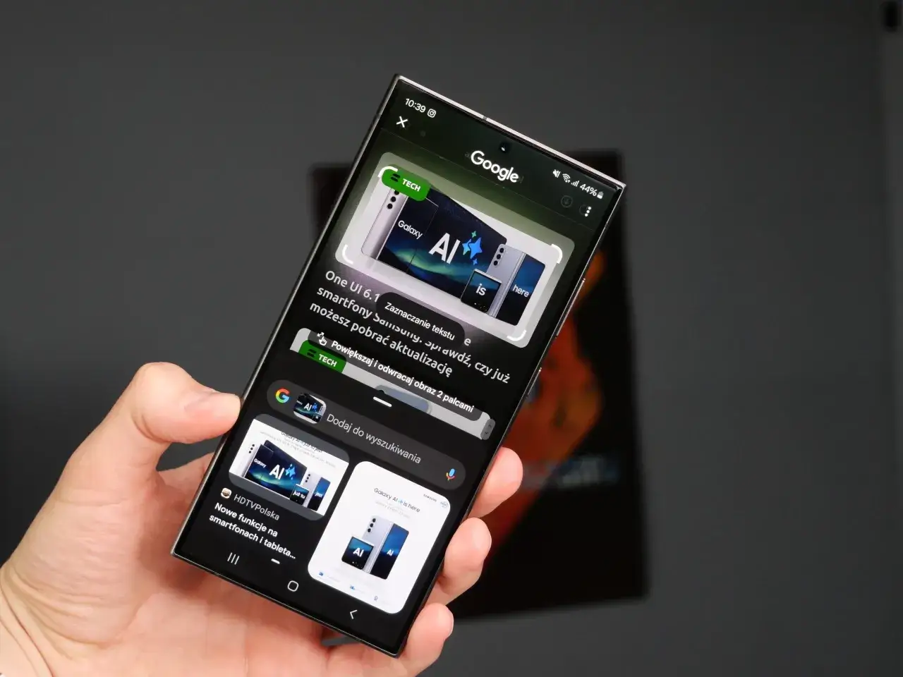 Smartfon z funkcjami AI. Artykuł 