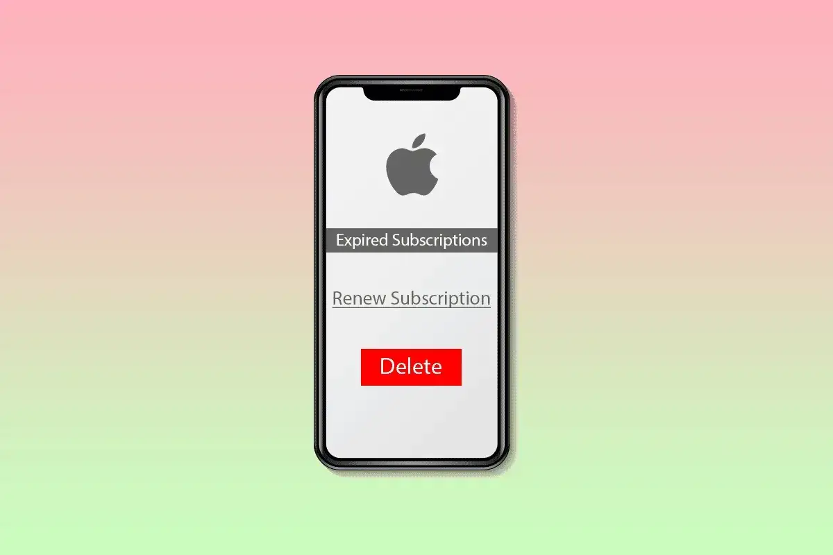 Ekran iPhone'a z napisem