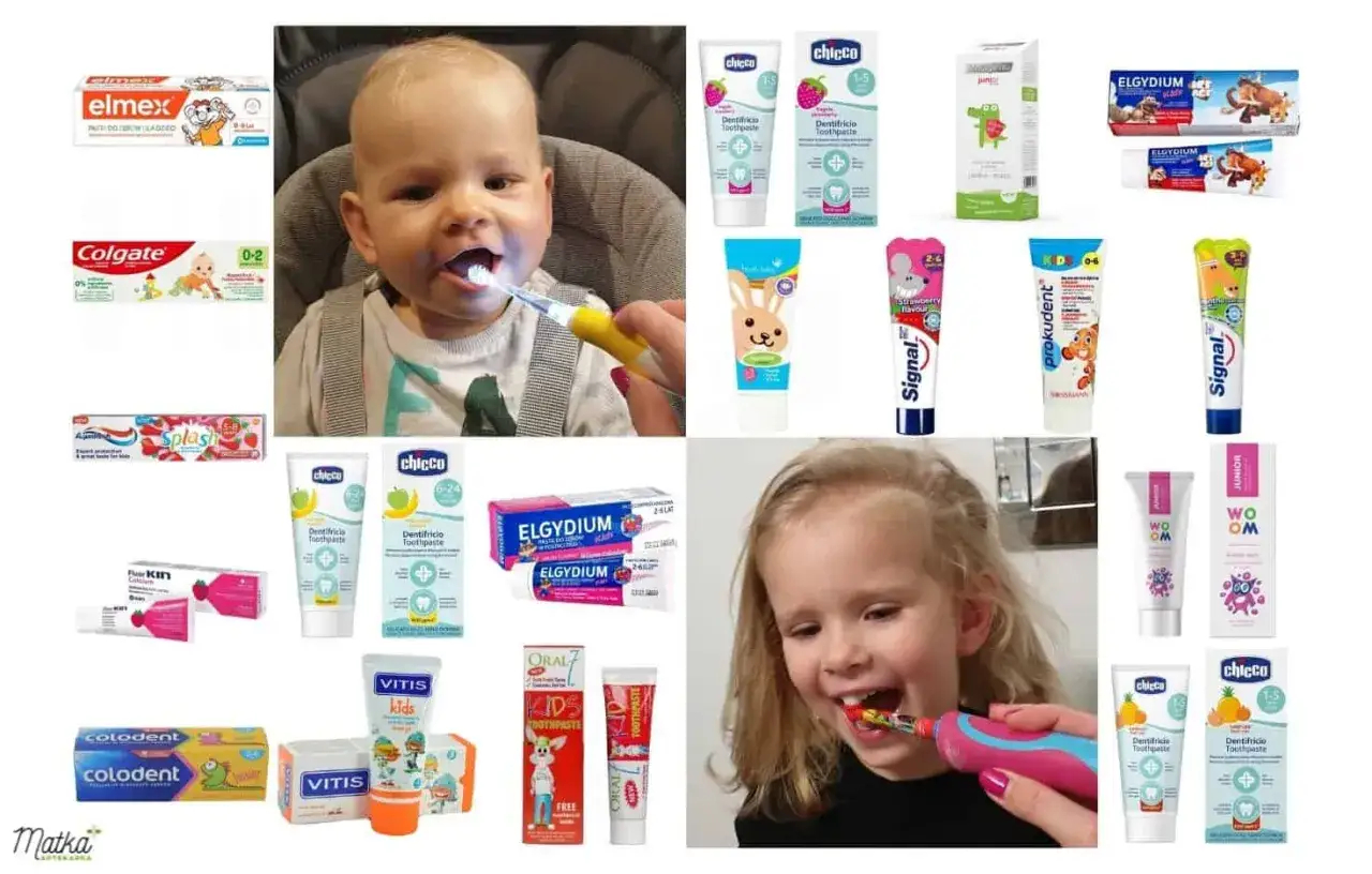 Próchnica u rocznego dziecka? Zobacz pasty do zębów dla maluchów: Elmex, Colgate, Chicco, Elgydium i inne.