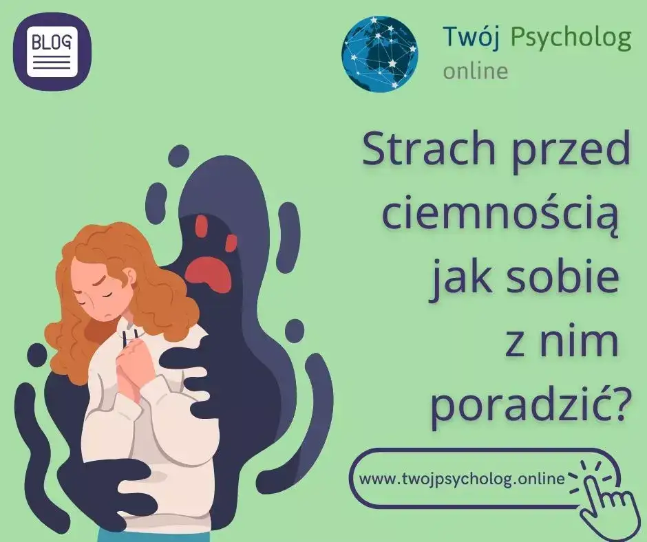 osoba bojąca się ciemności, symptomy lęku