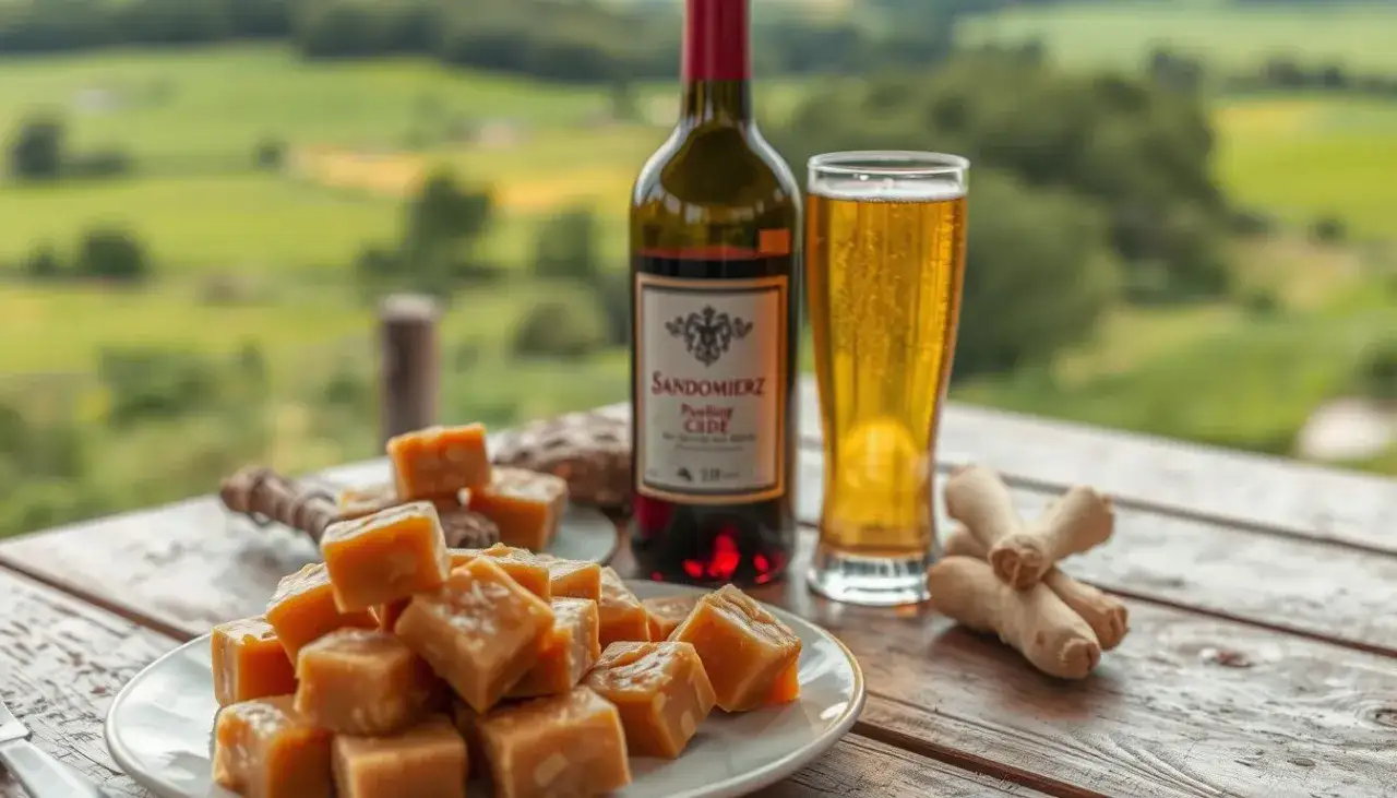 Sandomierskie wino jabłka lokalne produkty