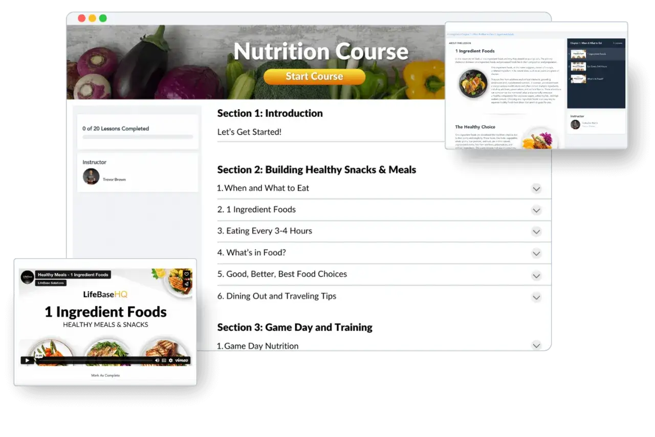 Apprenez les bases d'une alimentation saine avec ce cours de nutrition et di&eacute;t&eacute;tique gratuit. D&eacute;couvrez les aliments &agrave; un ingr&eacute;dient et comment construire des repas &eacute;quilibr&eacute;s.