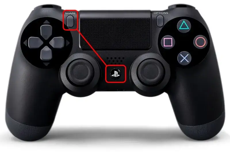 kontroler ps4 podłączony do pc kablem usb