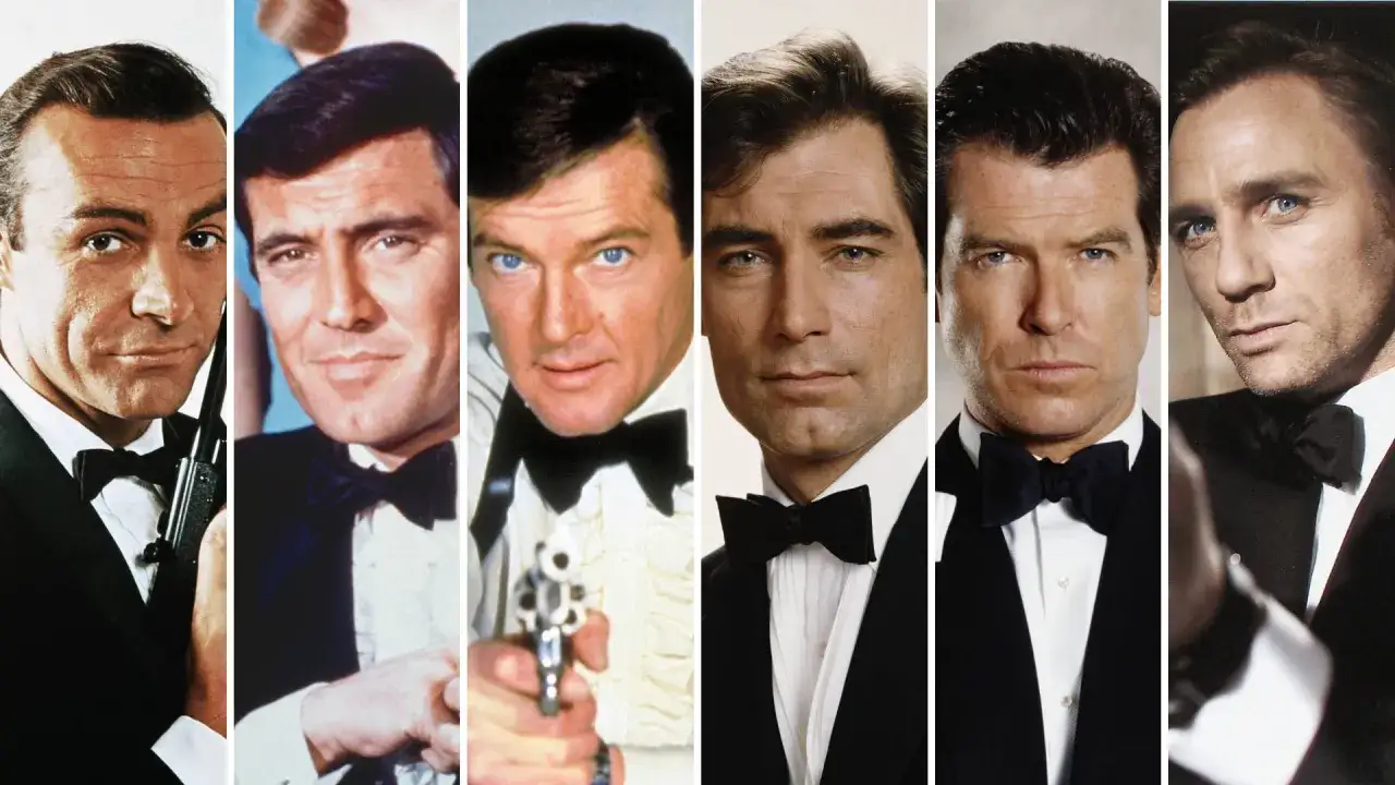 Sean Connery, George Lazenby, Roger Moore, Timothy Dalton, Pierce Brosnan och Daniel Craig – alla har de spelat James Bond.