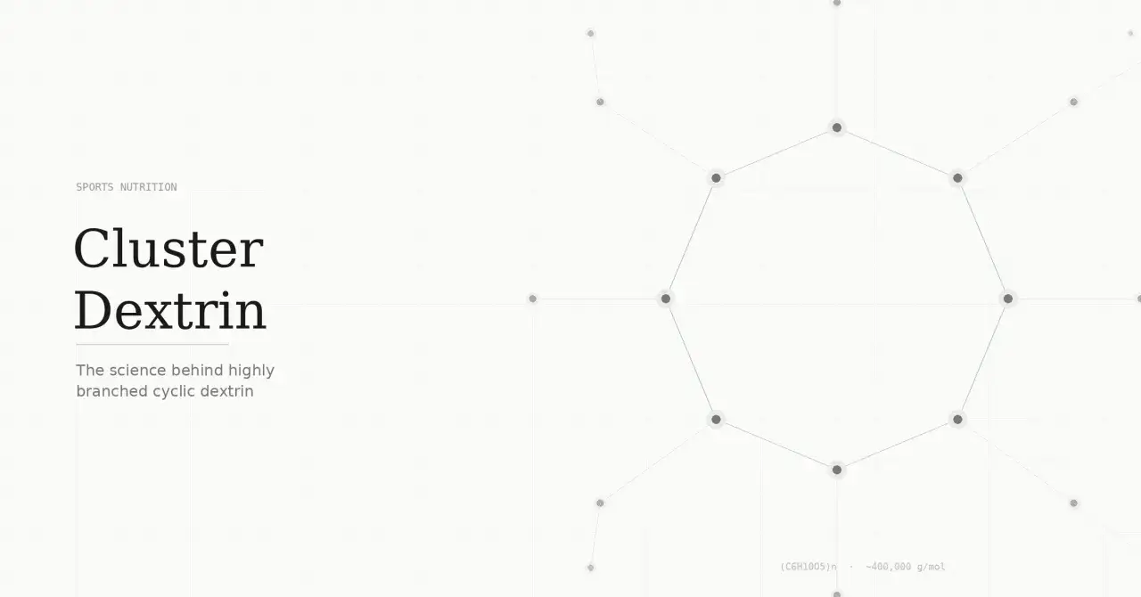 Cluster Dextrin: Die Wissenschaft hinter hochverzweigtem zyklischem Dextrin. Mögliche Nachteile werden hier nicht thematisiert.