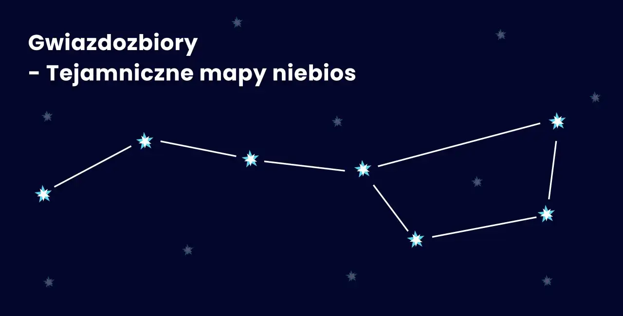 Gwiazdozbiory widoczne w Polsce, jak Wielka Niedźwiedzica, tworzą tajemnicze mapy niebios.