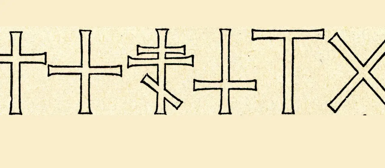 Verschiedene Kreuze und ihre Bedeutung: ein Überblick über Symbole, die in der Geschichte und Religion eine Rolle spielen.