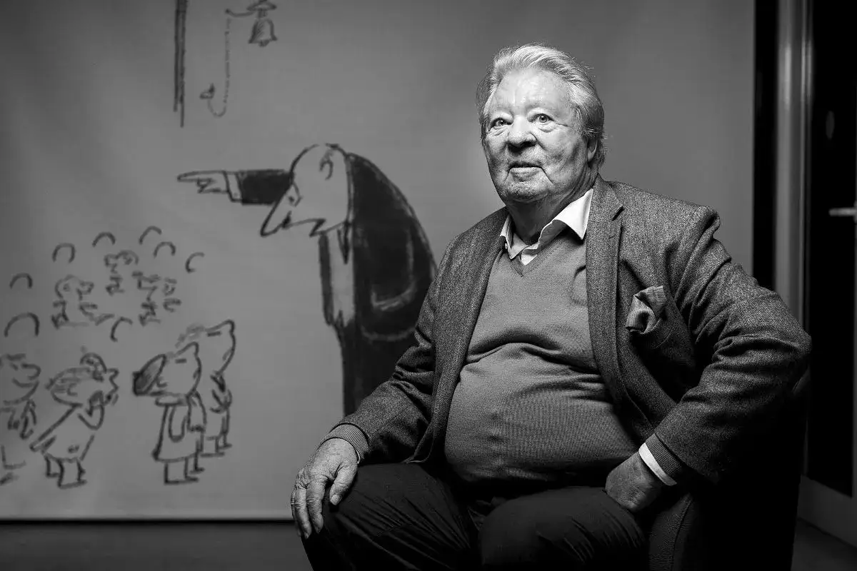 Ren&eacute; Goscinny i Jean-Jacques Semp&eacute; razem