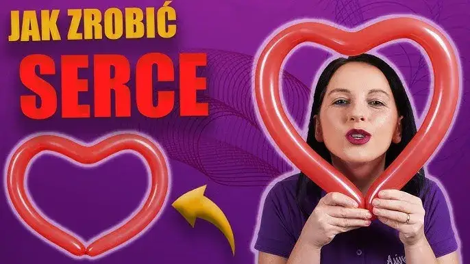 materiały do serca z balonów