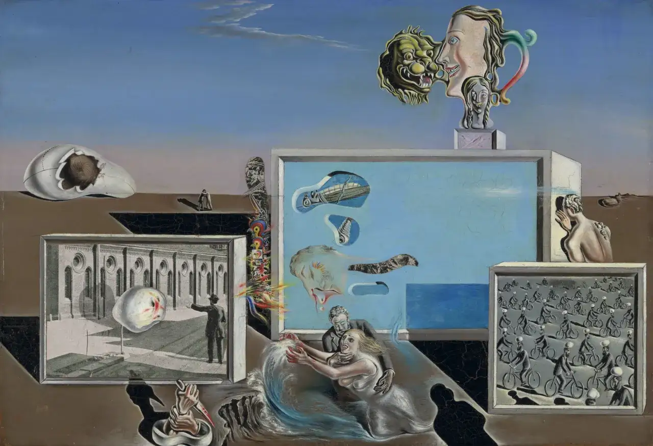 Salvador Dal&iacute; najsłynniejsze obrazy kolaż