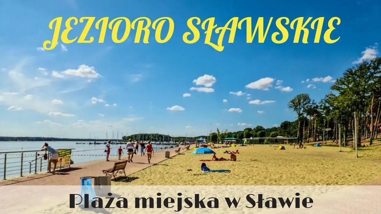 plaża Jezioro Sławskie