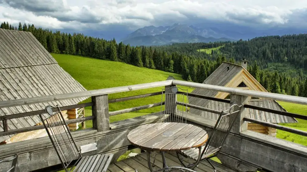 Restauracja z widokiem na Tatry Bukowina Tatrzańska