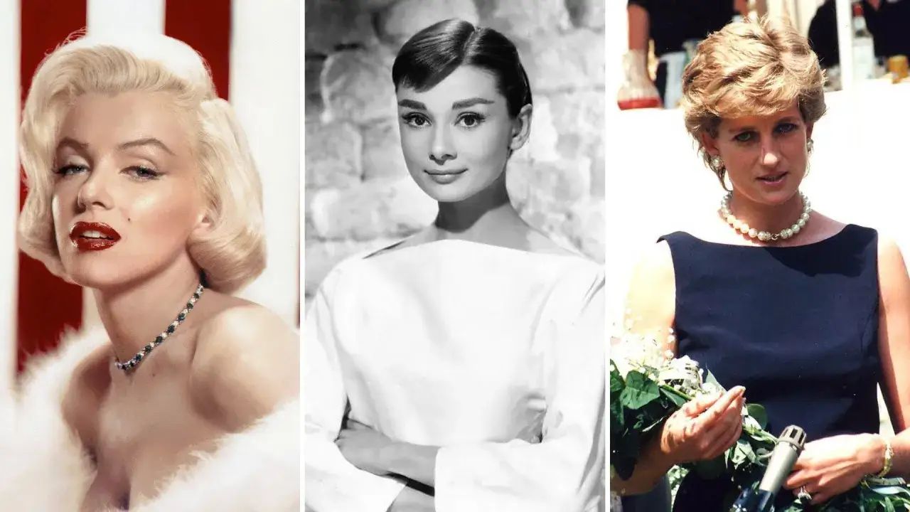 Ikony stylu: Marilyn Monroe, Audrey Hepburn i księżna Diana, które inspirowały znanych projektantów mody.