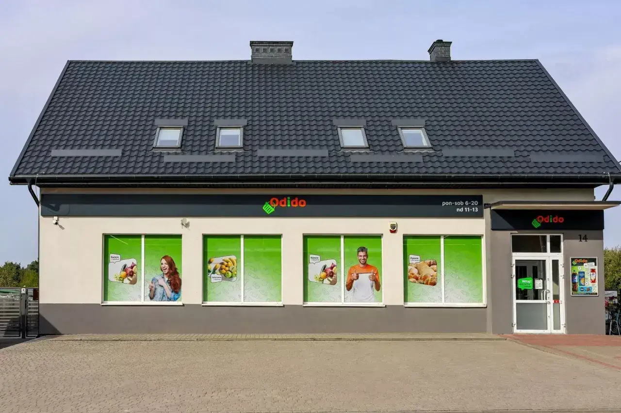 różne typy sklepów osiedlowych