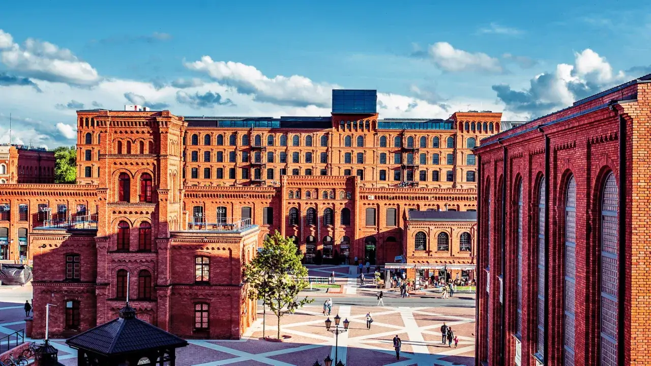 Łódź architektura industrialna i nowoczesna