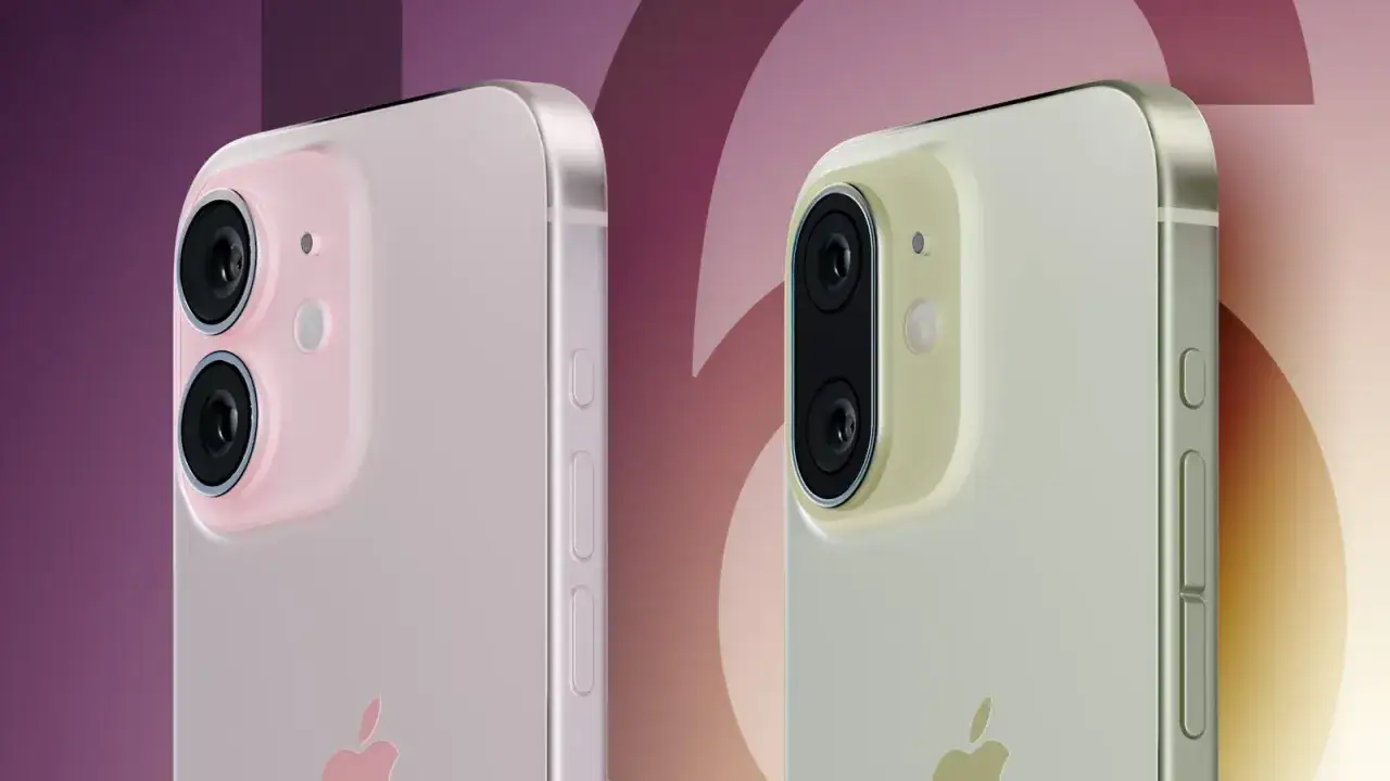 Dwa nowe iPhone'y 16 w pastelowych kolorach, różowym i pistacjowym, z podwójnymi aparatami. Premiera już wkrótce!