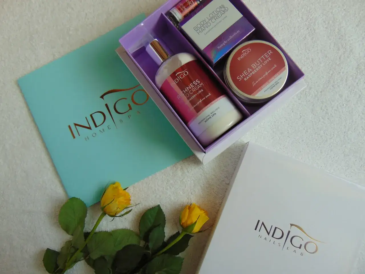 Kolekcja balsamów Indigo, estetyczne opakowania, różne kolory