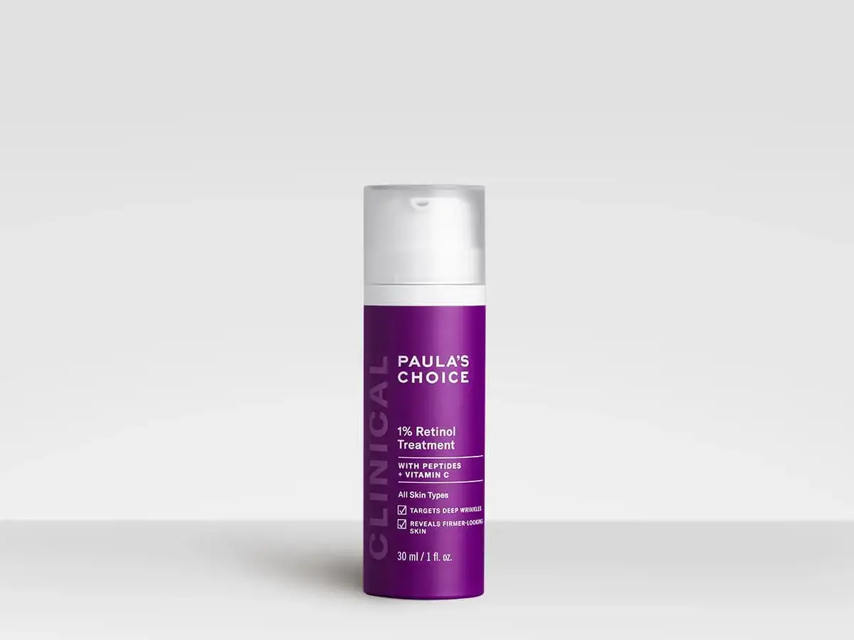 Paula's Choice 1% Retinol Treatment f&ouml;r ansiktet. Denna produkt med peptider och C-vitamin &auml;r f&ouml;r alla hudtyper.