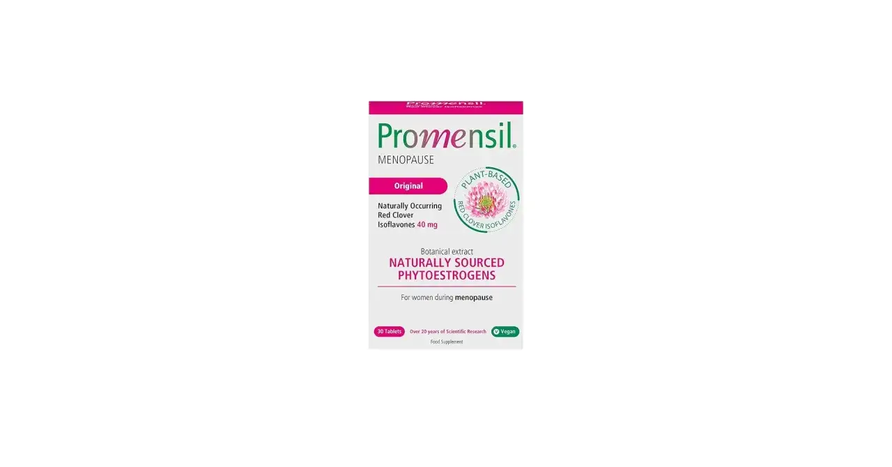 Promensil Menopause Original: Rote-Klee-Isoflavone 40mg. Hilft bei Wechseljahrsbeschwerden, nicht bei rotklee gewichtszunahme. Vegan.