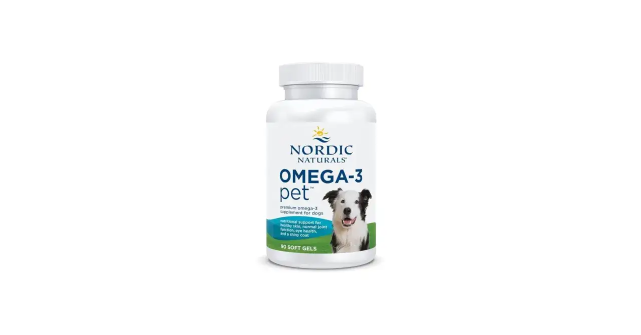 Suplementy dla psa: Nordic Naturals Omega-3 Pet, wsparcie dla sk&oacute;ry, staw&oacute;w i oczu. 90 kapsułek.