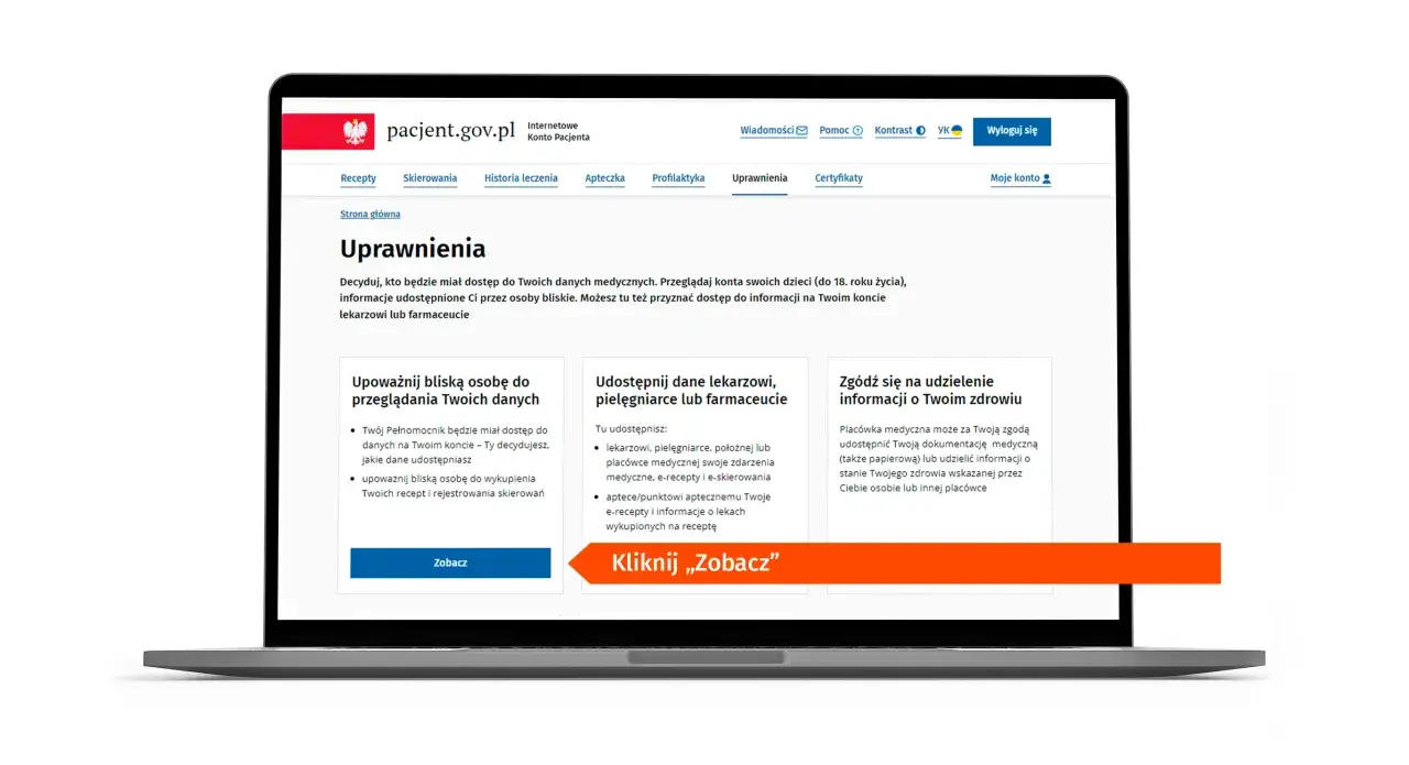 Wzór upoważnienia pisemnego do odbioru leków