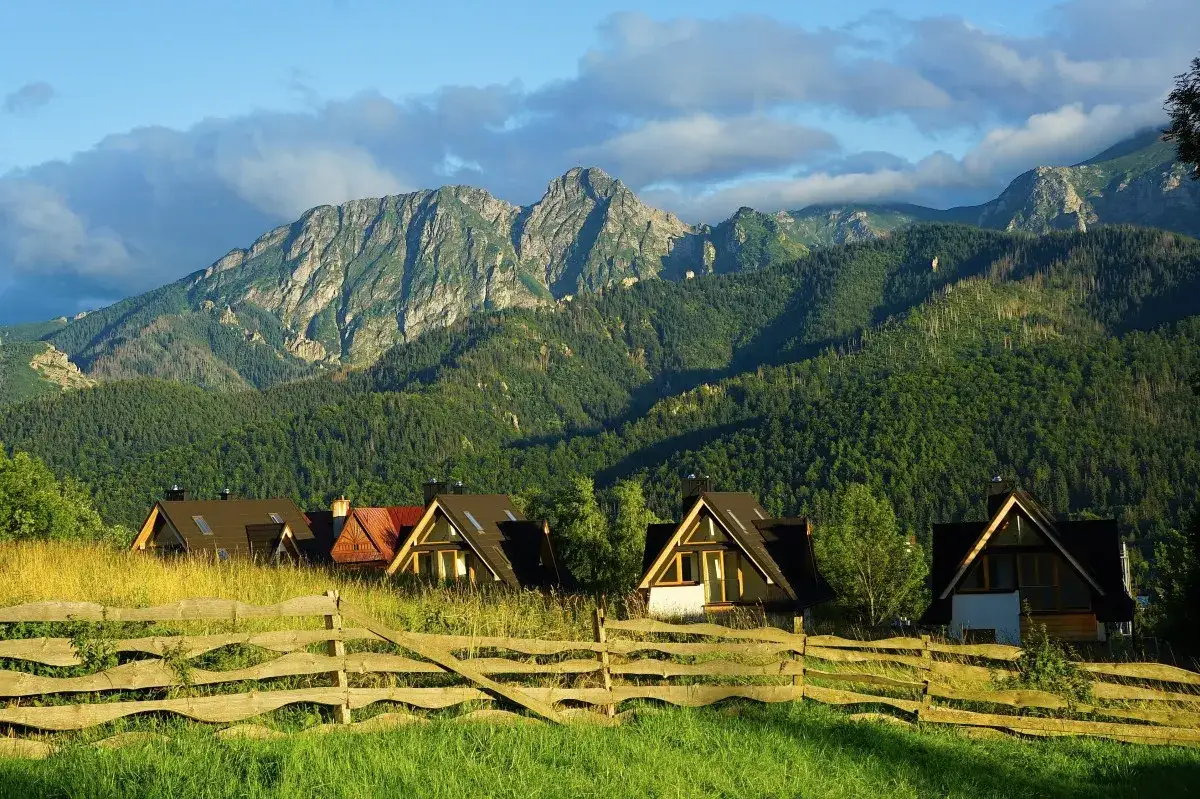 Tatry widok na Giewont