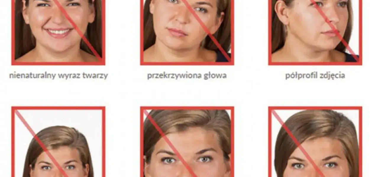zdjęcie paszportowe z okularami i bez okularów