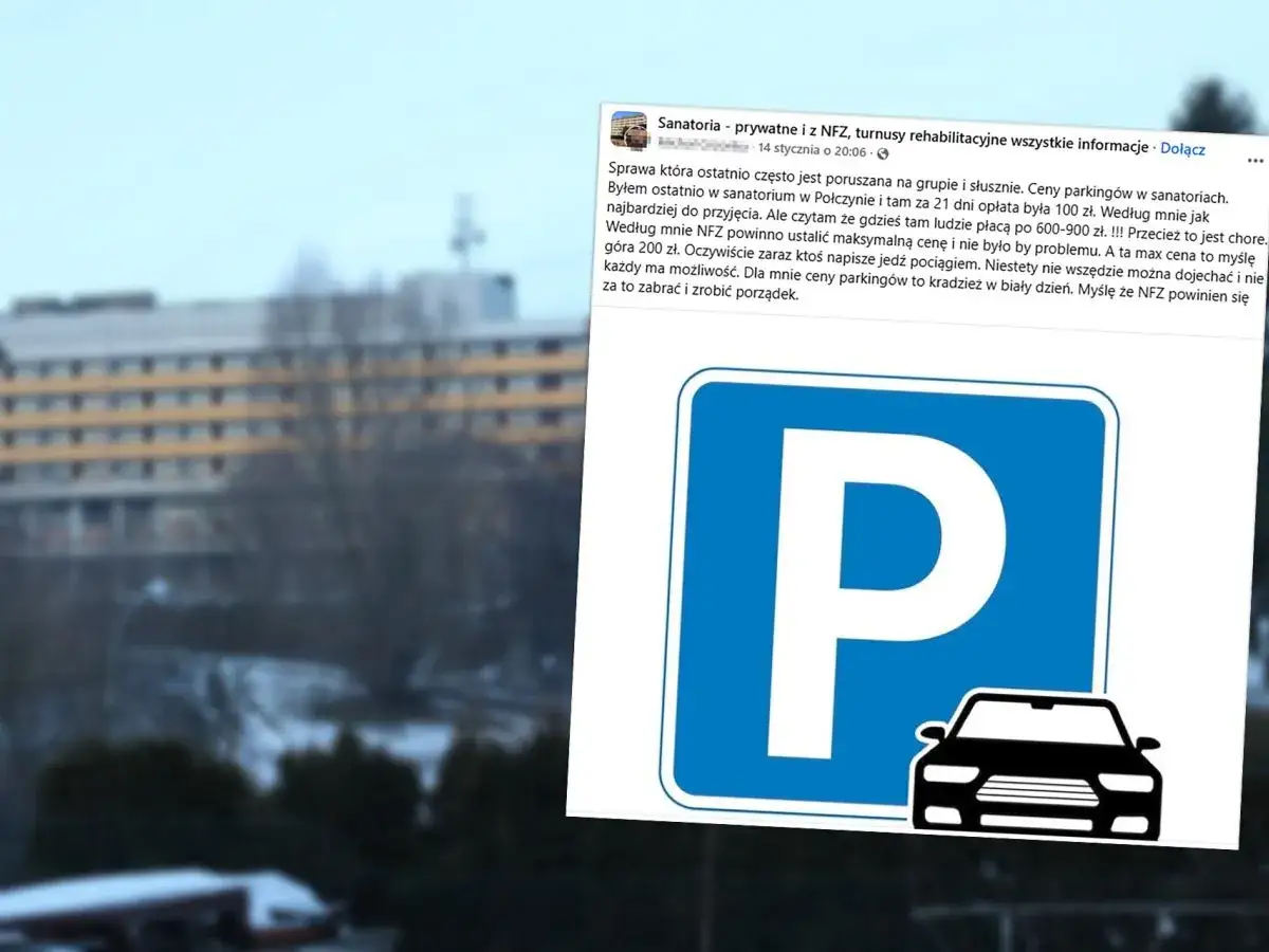 parking w sanatorium cennik