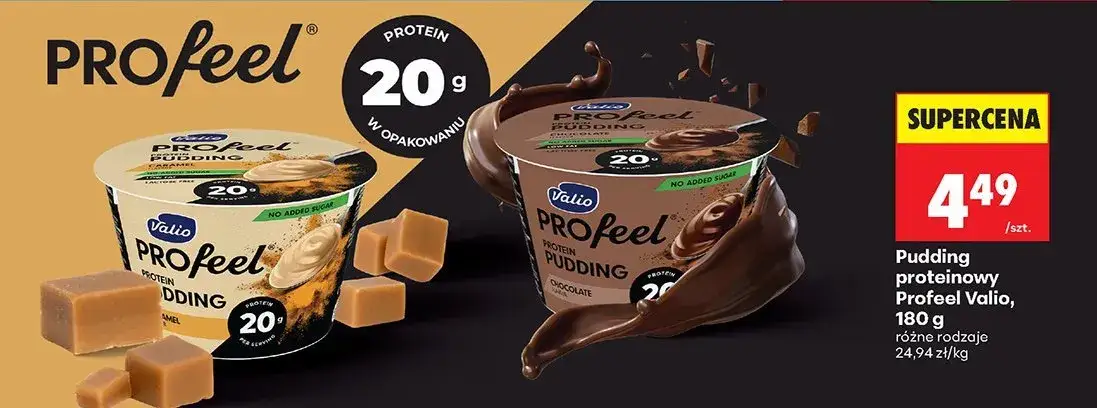 R&oacute;żne rodzaje pudding&oacute;w proteinowych