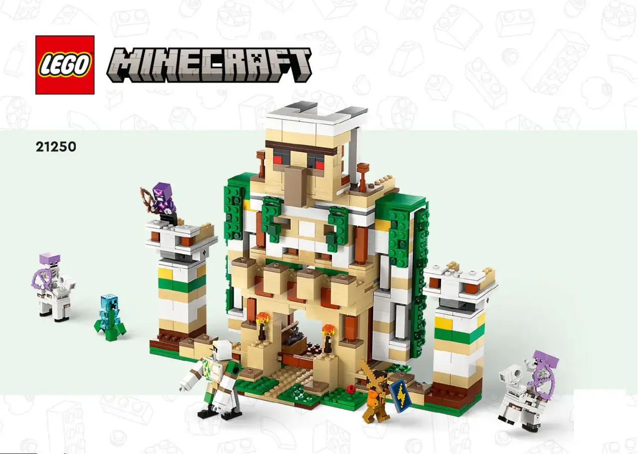 Minecraft jak zbudować żelaznego golema schemat
