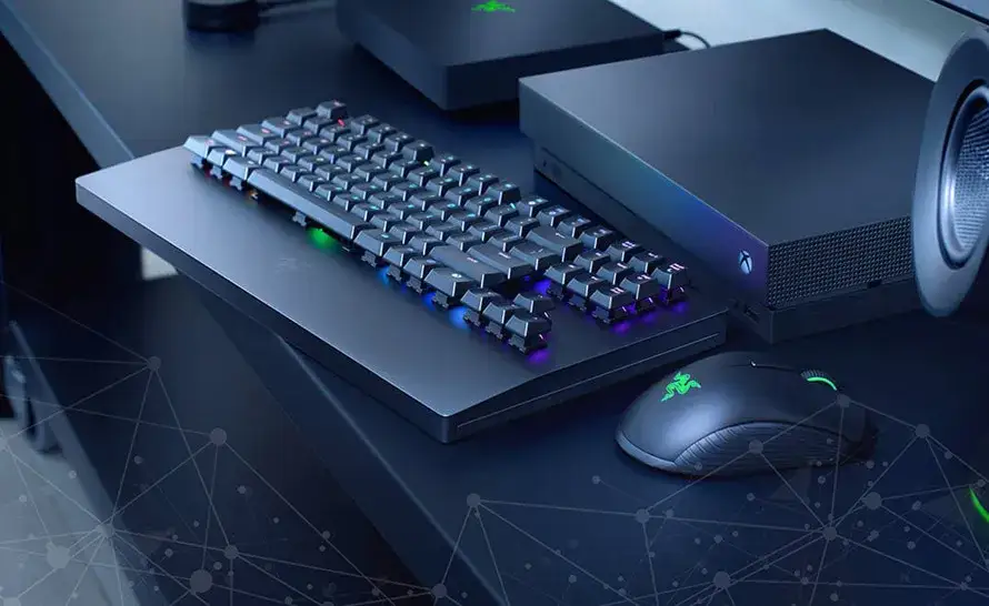 zestaw klawiatura mysz xbox series s gaming
