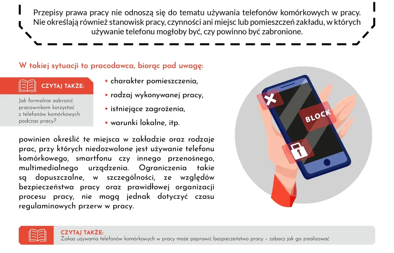 Dłoń trzyma smartfon z napisem 