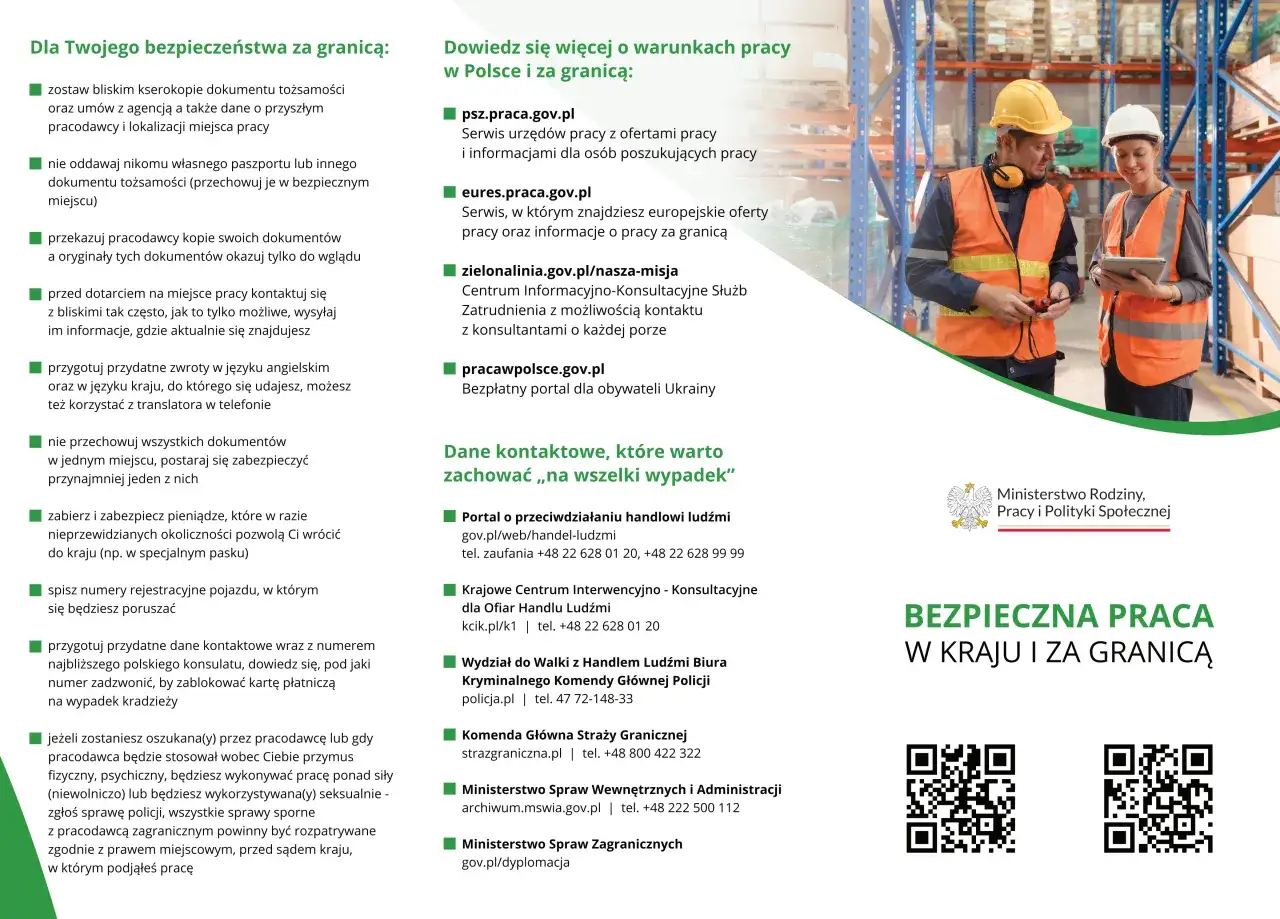 Obowiązki bezrobotnego praca za granicą
