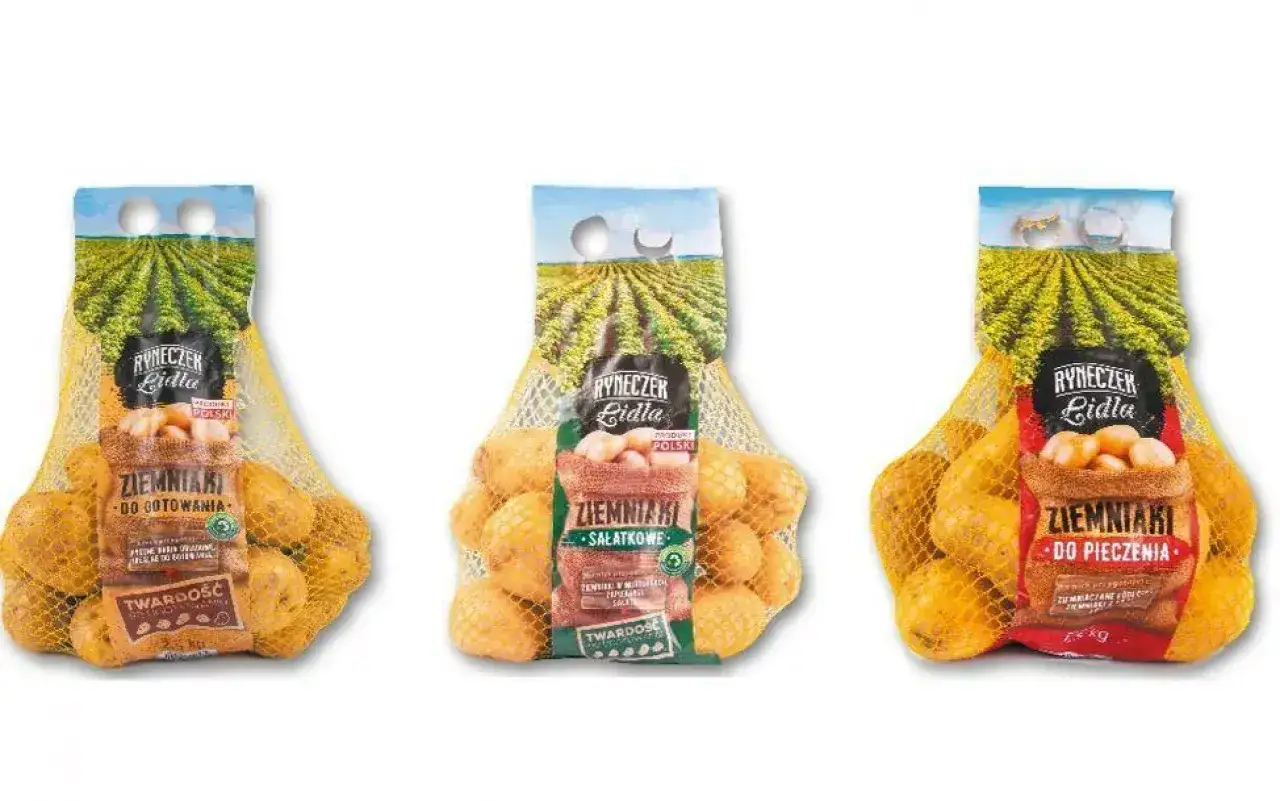 Ziemniaki Lidl oznaczenia opakowanie