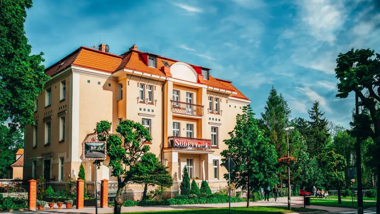 Willa Sudety Kudowa-Zdrój elewacja historyczna