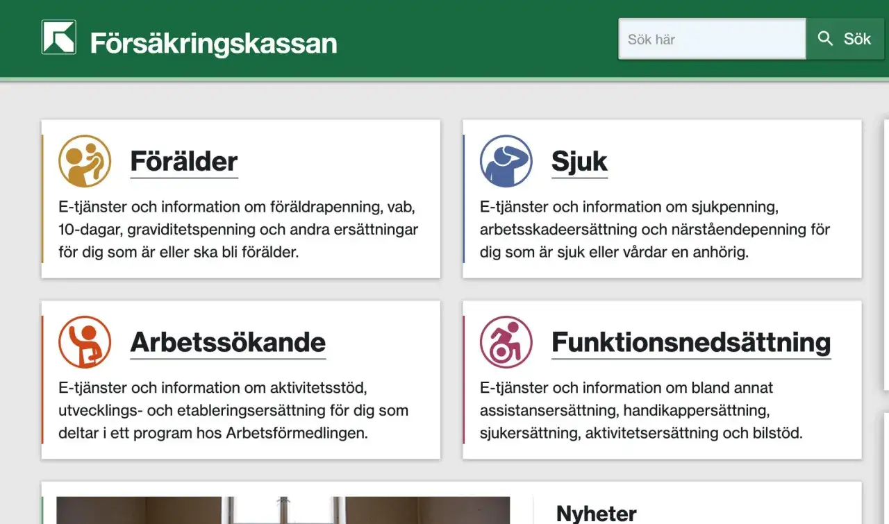 Här finns information om graviditetspenning och andra ersättningar för dig som är eller ska bli förälder.