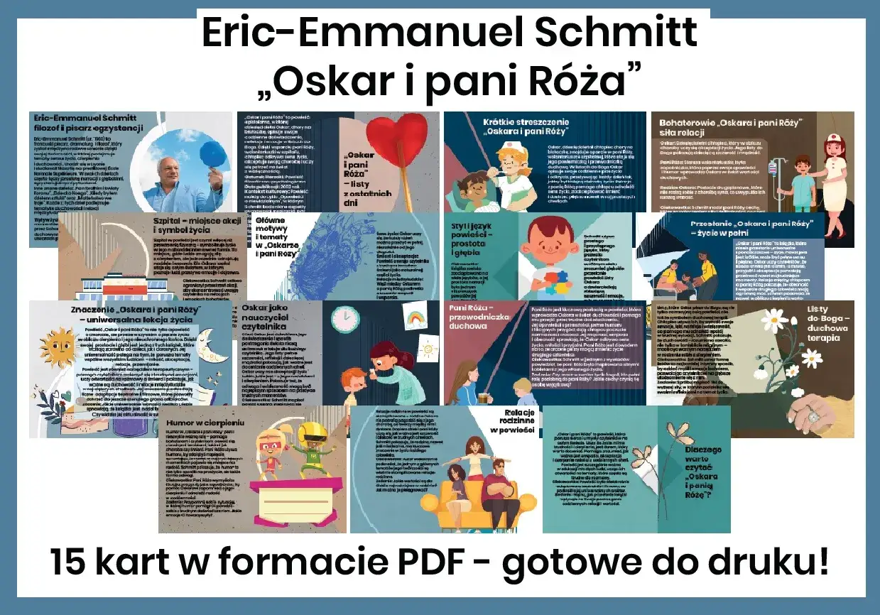 Oskar i pani Róża bohaterowie