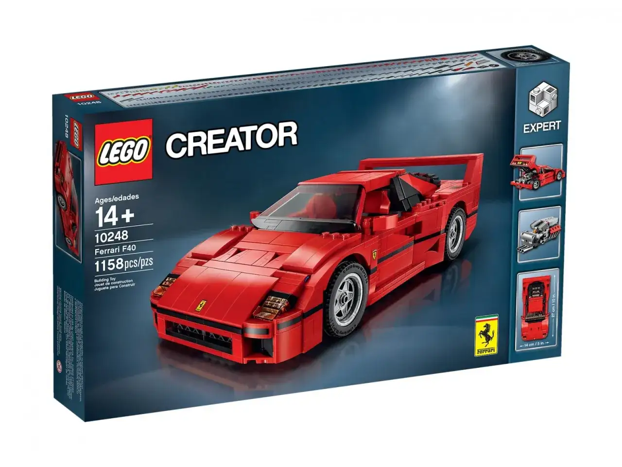 Ferrari F40 wykres wartości