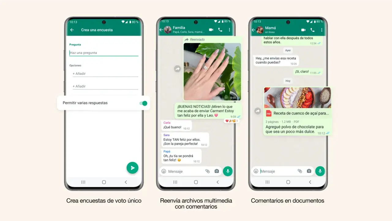 Jak zrobic ankiete na WhatsApp? Zobacz, jak łatwo stworzyć ankietę, udostępnić zdjęcie z komentarzem lub wysłać przepis w dokumencie.