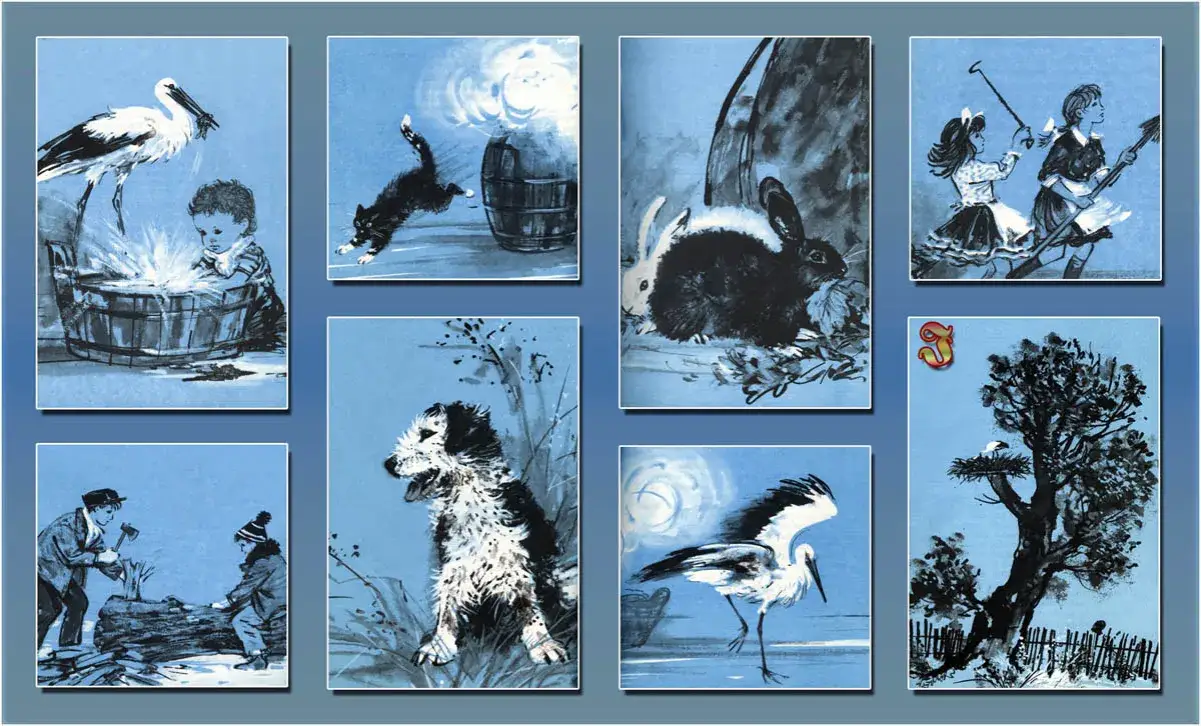 Ilustracje z książki Kajtkowe przygody