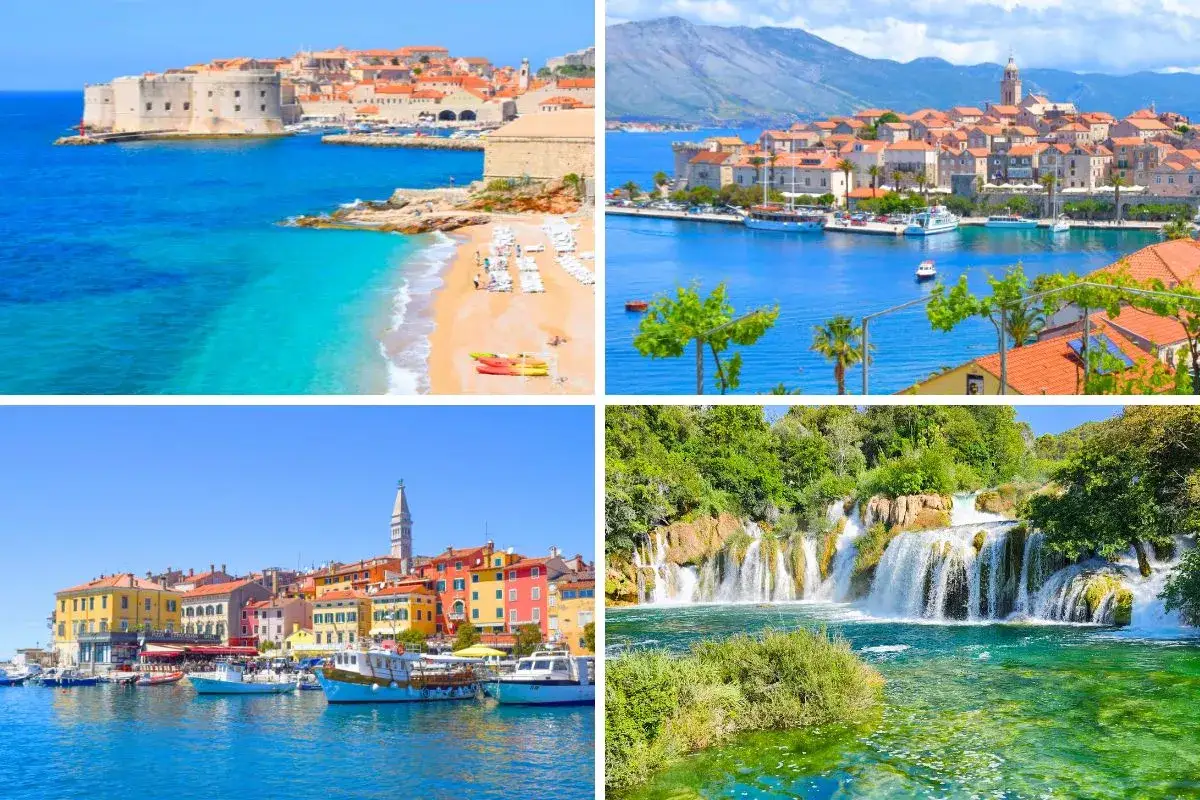 Dubrownik, Korcula, Rovinj i wodospady Krka &ndash; piękne miejsca w Chorwacji, kt&oacute;re mogą konkurować z Czarnog&oacute;rą.