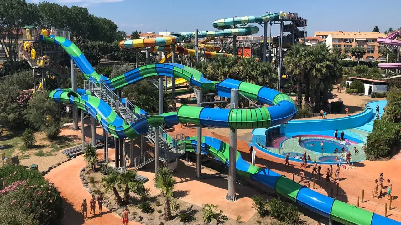 toboggans aquatiques Aqualand Cap d'Agde