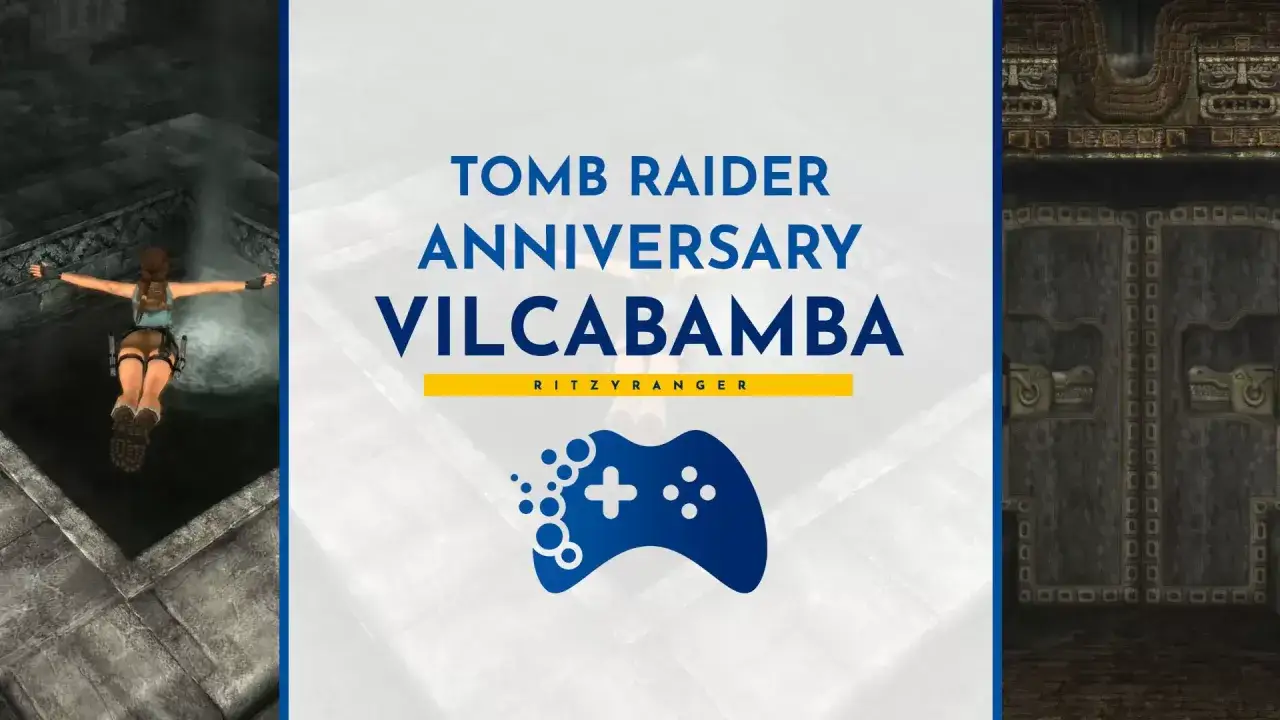 Lara Croft w Tomb Raider Anniversary, szukająca spolszczenia do Vilcabamby. Gra z 2007 roku.