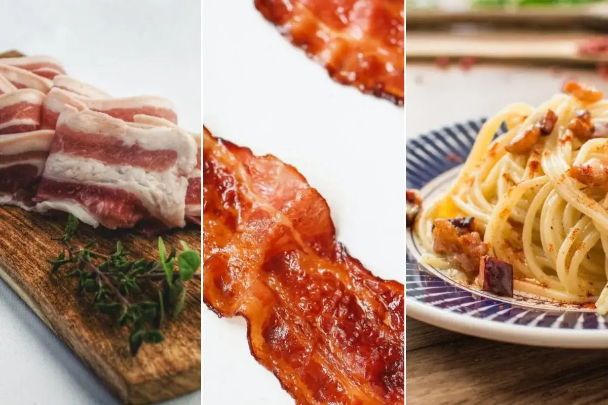 Guanciale stagionato e pancetta a confronto