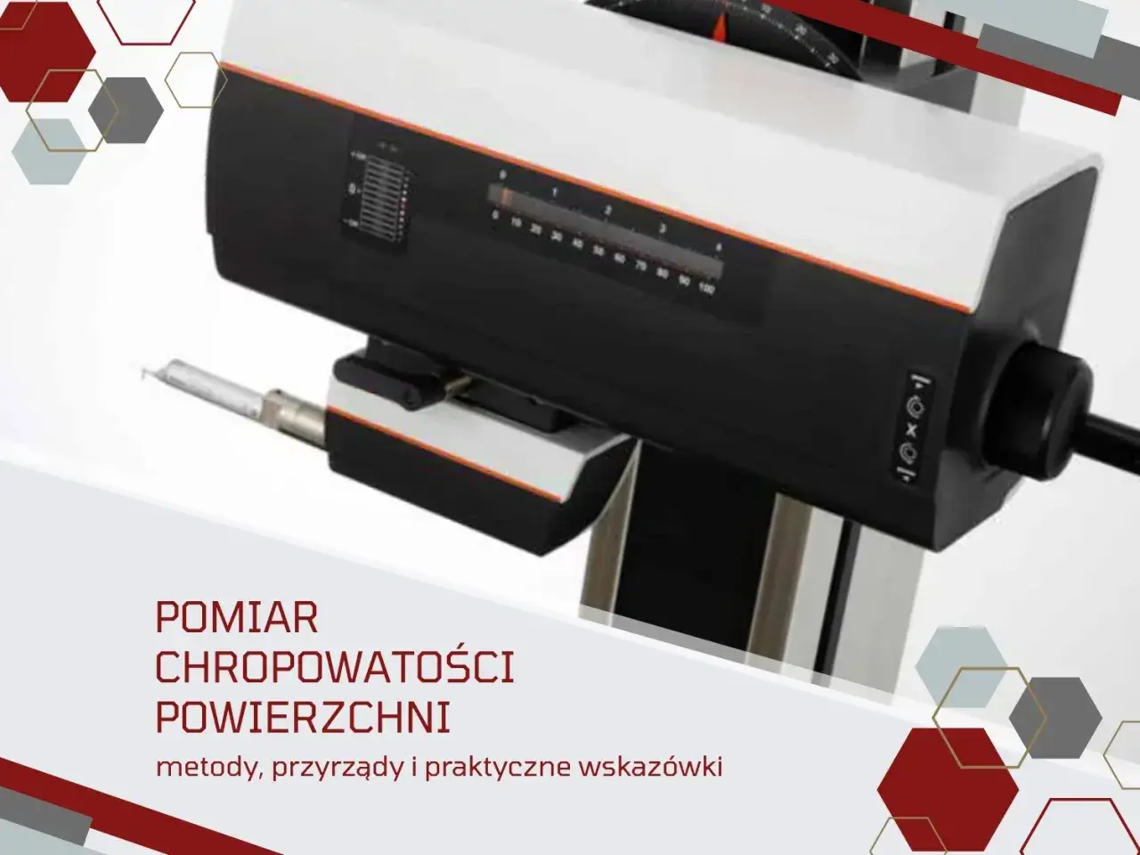 Precyzyjny pomiar chropowatości powierzchni za pomocą specjalistycznego urządzenia.